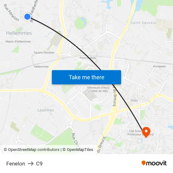 Fenelon to C9 map