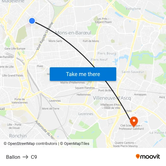 Ballon to C9 map