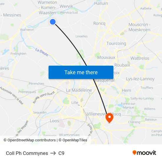 Coll Ph Commynes to C9 map