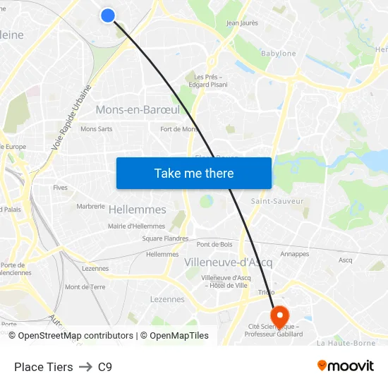 Place Tiers to C9 map