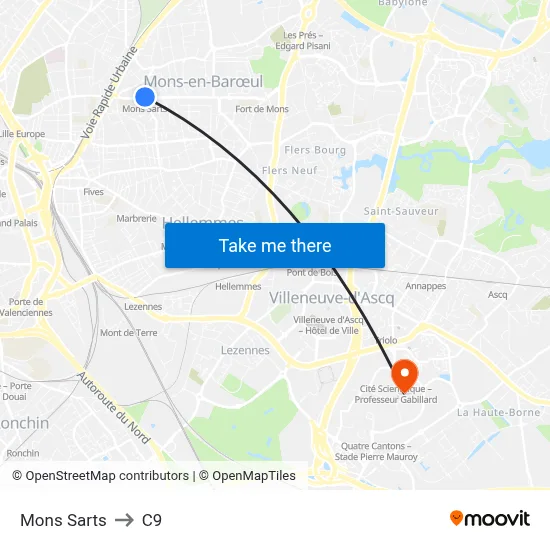 Mons Sarts to C9 map