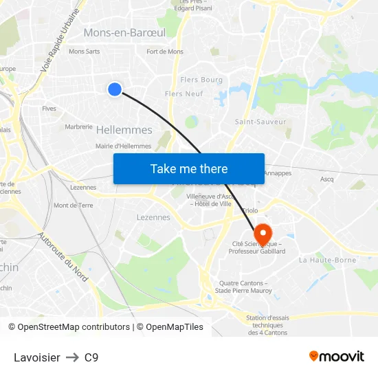Lavoisier to C9 map