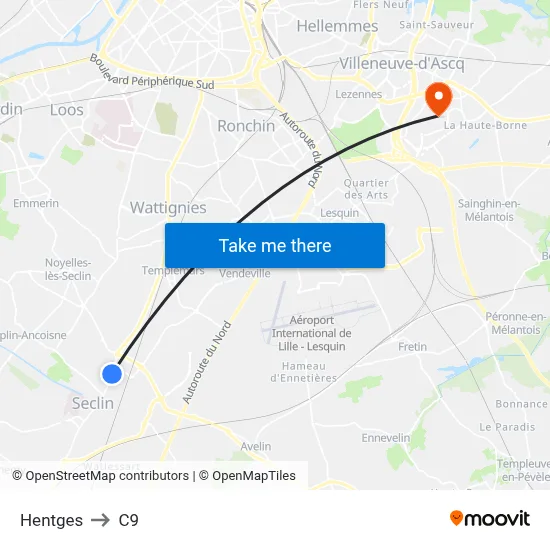 Hentges to C9 map