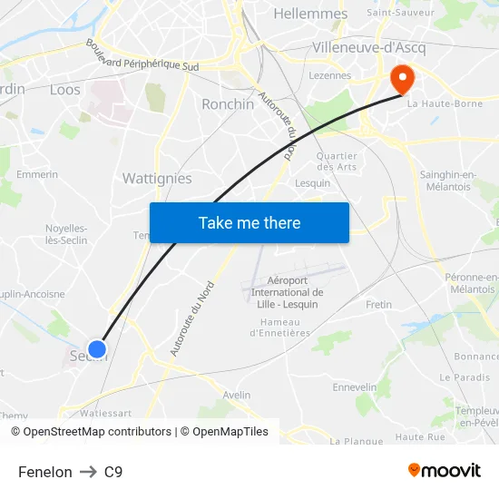 Fenelon to C9 map