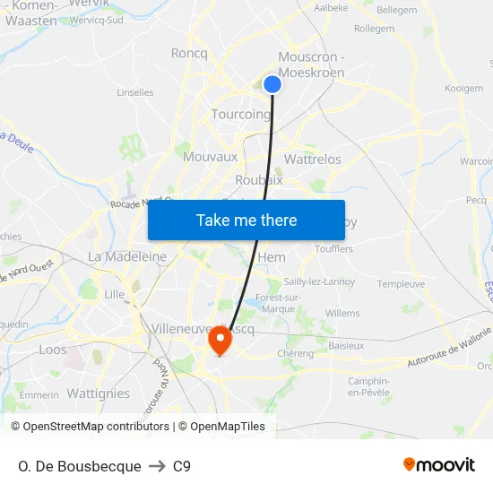 O. De Bousbecque to C9 map