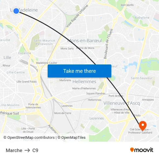 Marche to C9 map