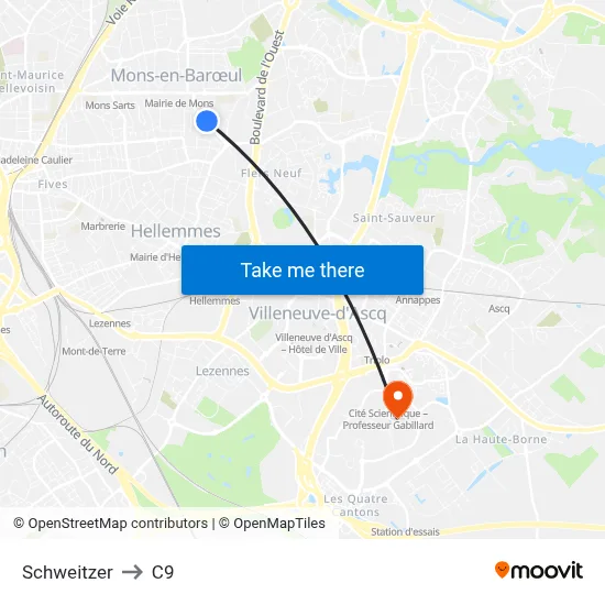 Schweitzer to C9 map