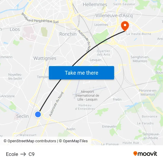 Ecole to C9 map