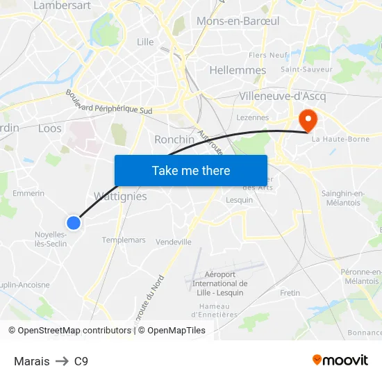 Marais to C9 map