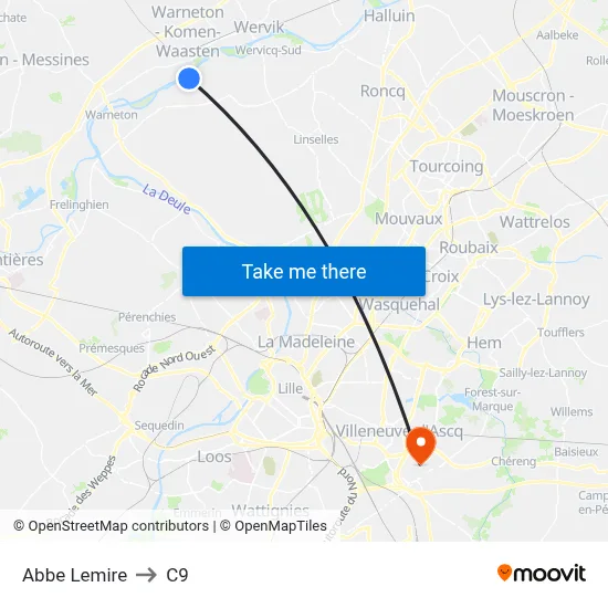 Abbe Lemire to C9 map
