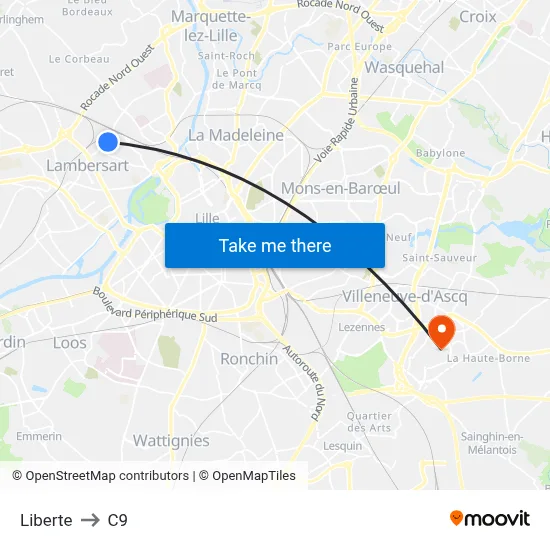 Liberte to C9 map