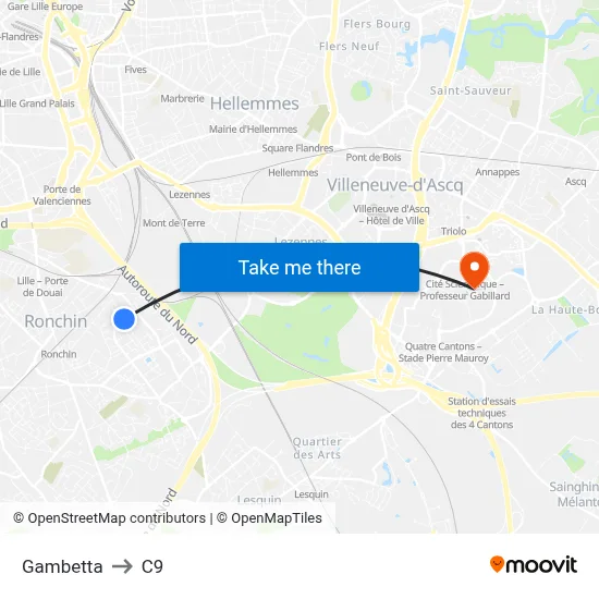Gambetta to C9 map