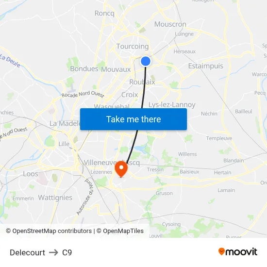Delecourt to C9 map