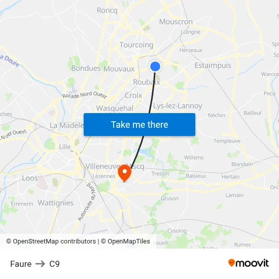 Faure to C9 map