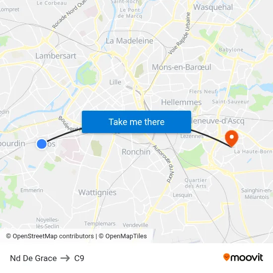 Nd De Grace to C9 map