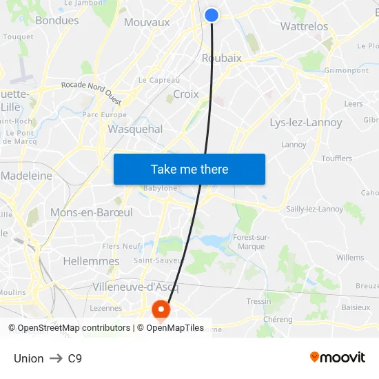Union to C9 map
