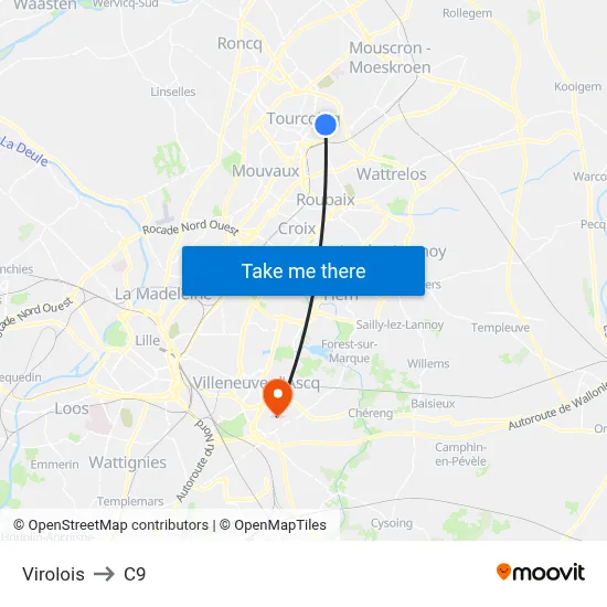 Virolois to C9 map