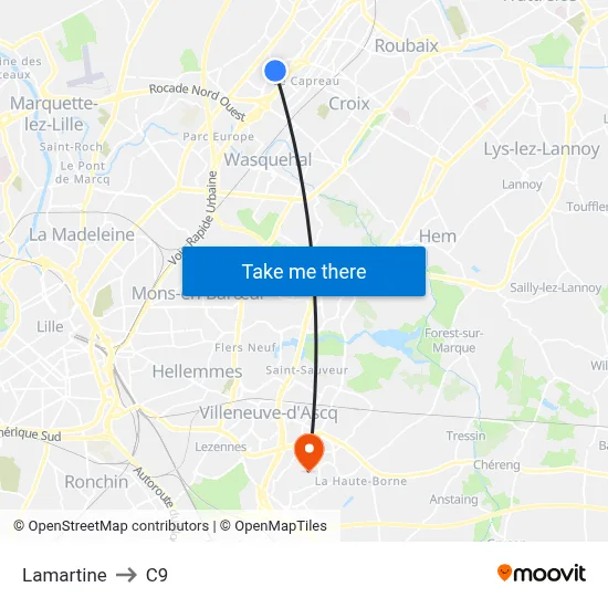 Lamartine to C9 map