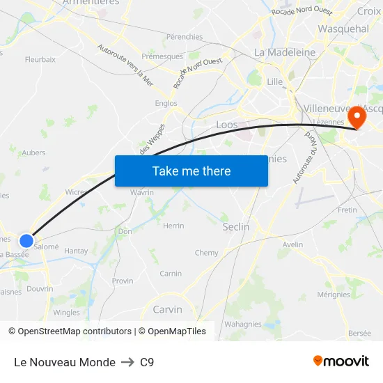 Le Nouveau Monde to C9 map