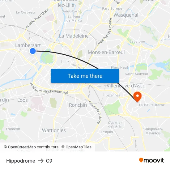 Hippodrome to C9 map