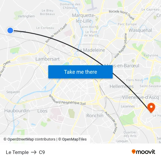 Le Temple to C9 map
