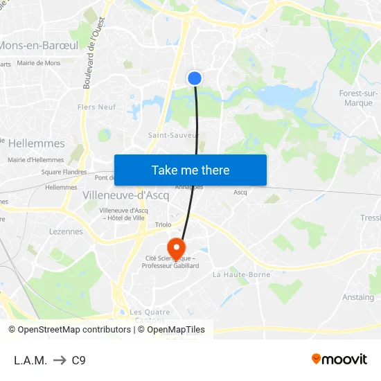 L.A.M. to C9 map