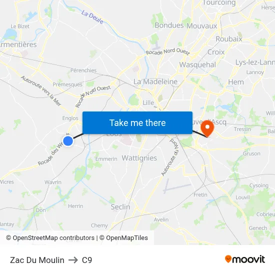 Zac Du Moulin to C9 map