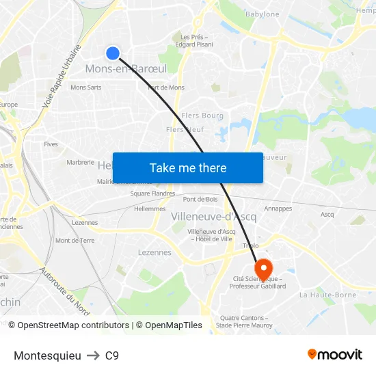 Montesquieu to C9 map