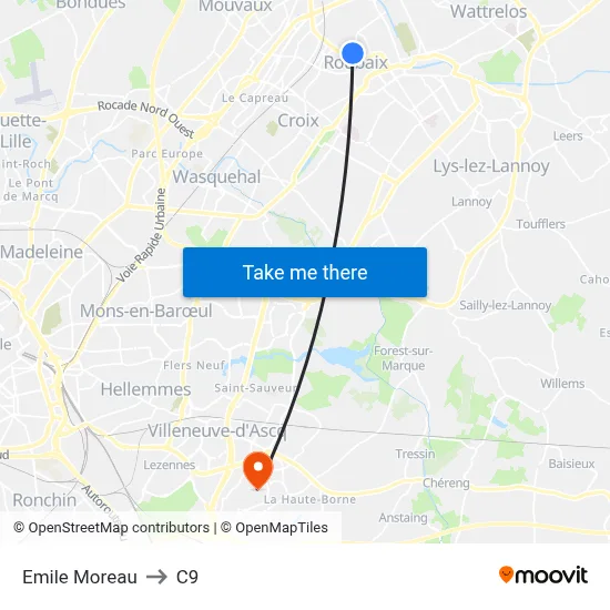Emile Moreau to C9 map