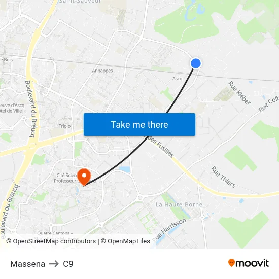Massena to C9 map
