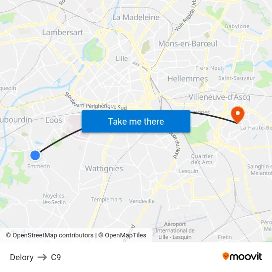 Delory to C9 map