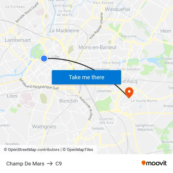 Champ De Mars to C9 map