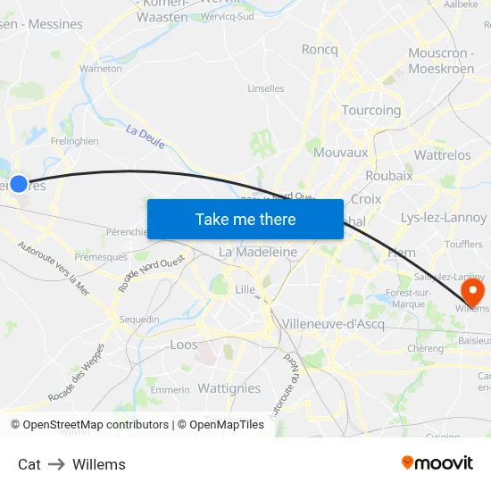Cat to Willems map