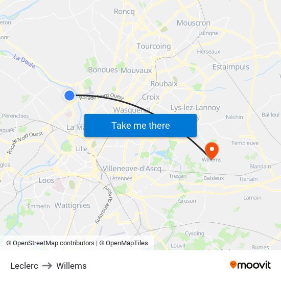 Leclerc to Willems map