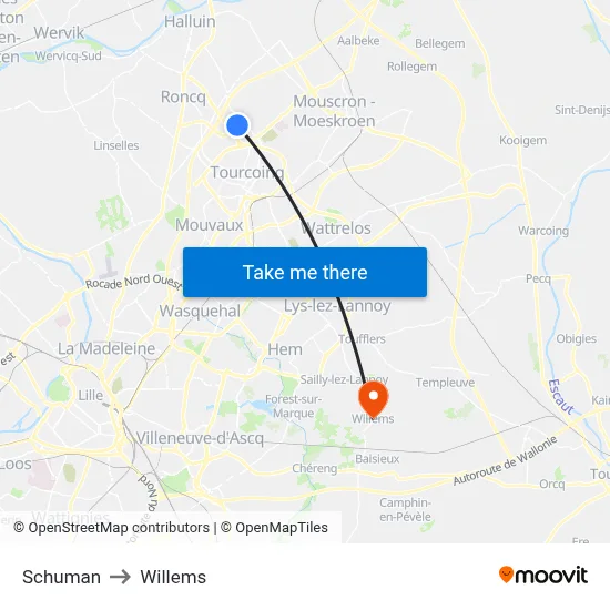 Schuman to Willems map