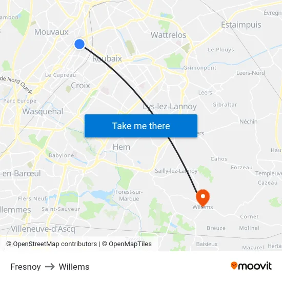 Fresnoy to Willems map