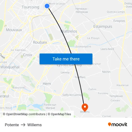 Potente to Willems map
