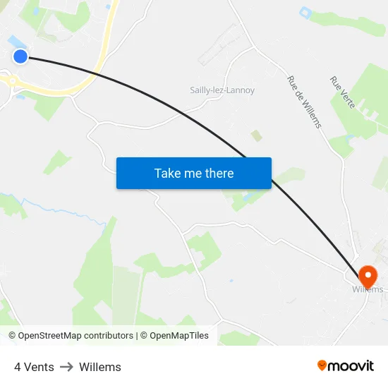 4 Vents to Willems map