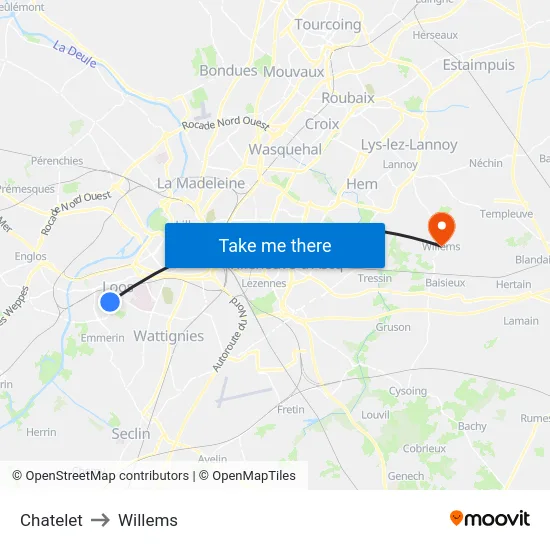 Chatelet to Willems map