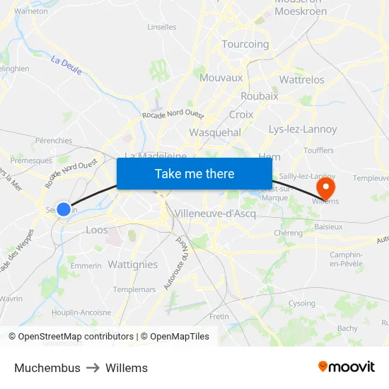 Muchembus to Willems map