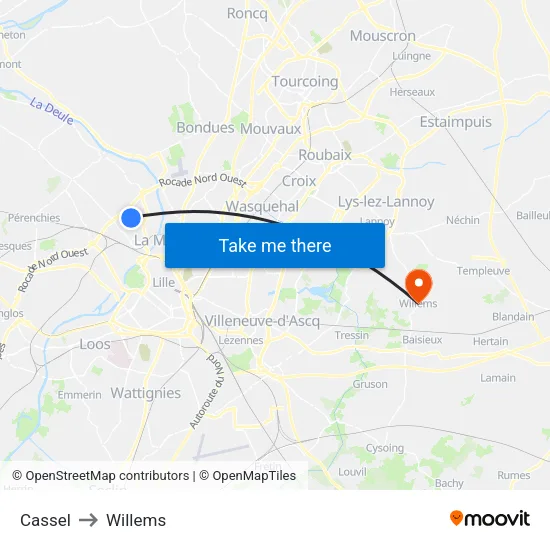 Cassel to Willems map