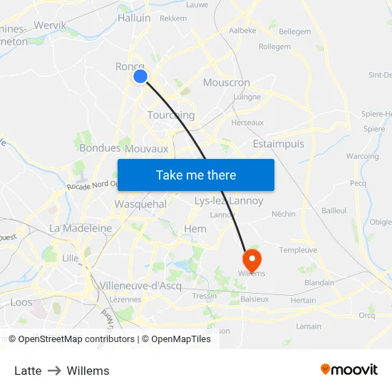 Latte to Willems map