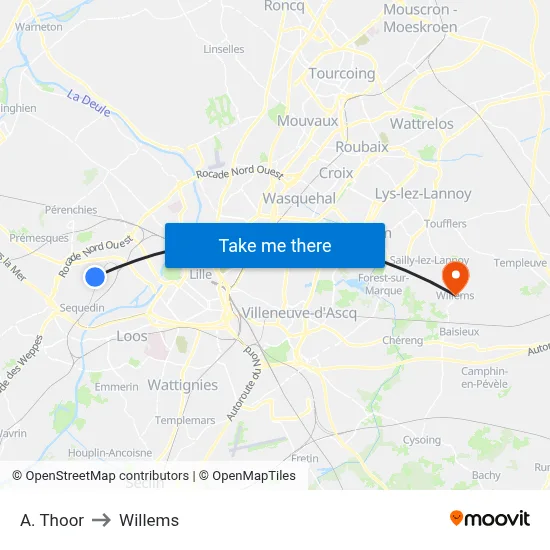 A. Thoor to Willems map