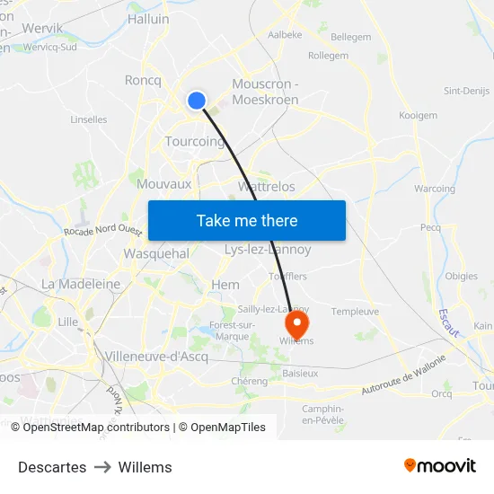 Descartes to Willems map