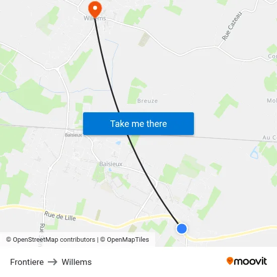 Frontiere to Willems map