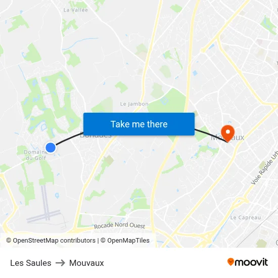 Les Saules to Mouvaux map