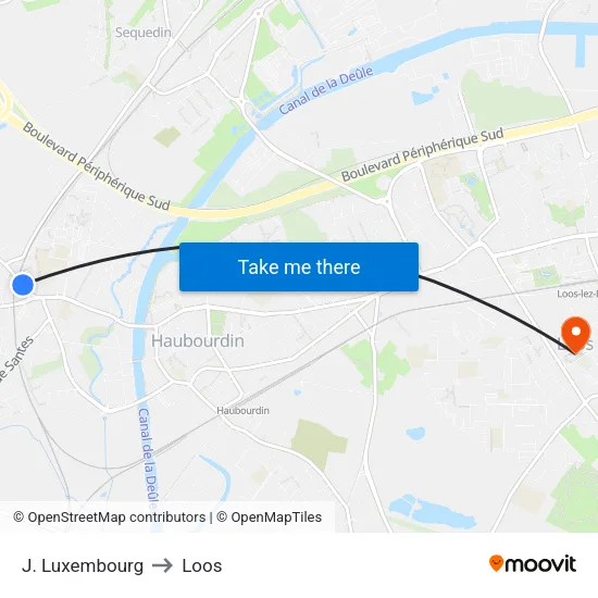 J. Luxembourg to Loos map