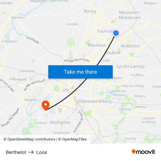 Berthelot to Loos map