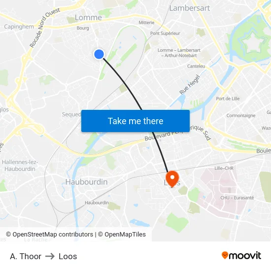 A. Thoor to Loos map