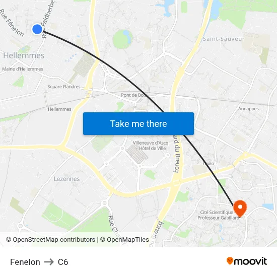 Fenelon to C6 map